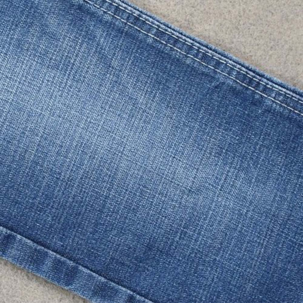 Denim Fabric With Crosshatch Dark Blue 12.7 OZ