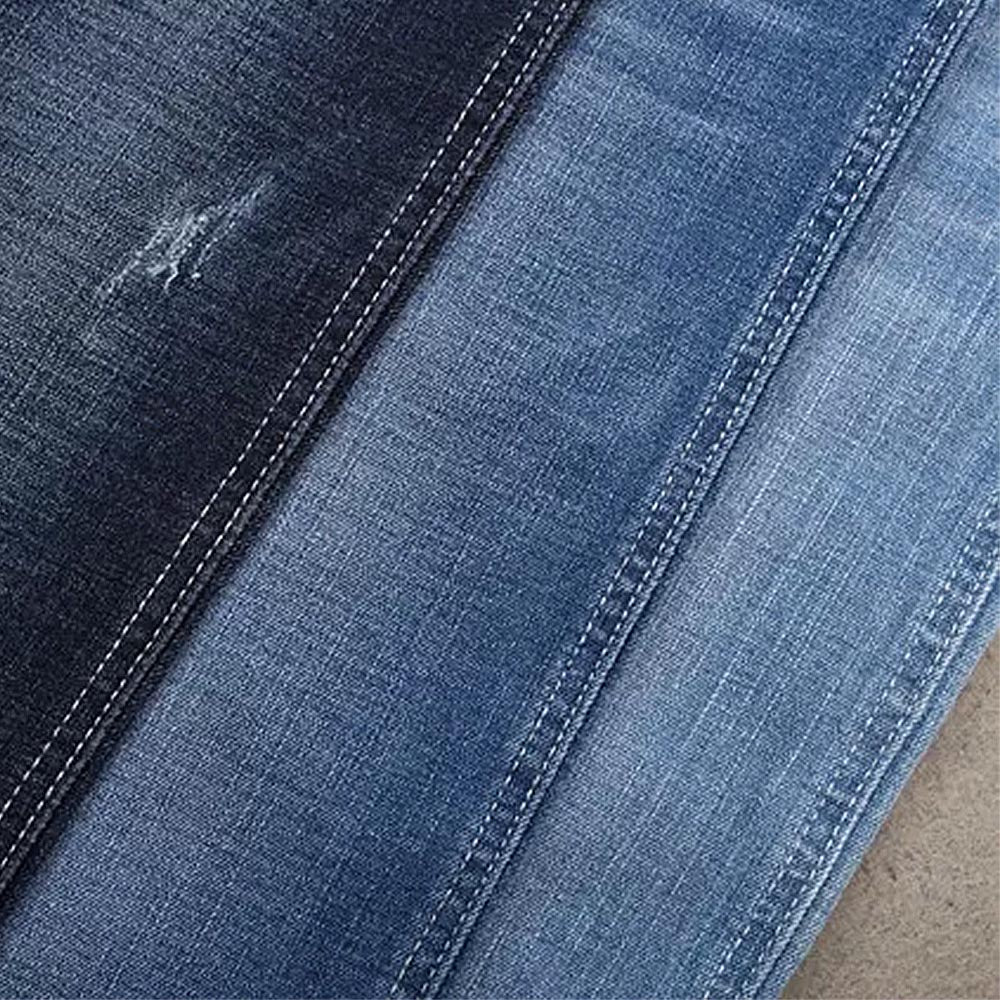 Denim Fabric Stretch Crosshatch Cotton Spandex Jeans Fabrics