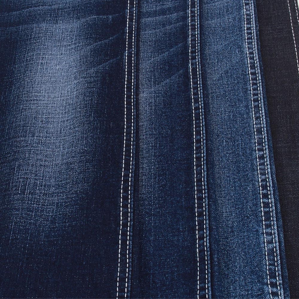 Denim Jeans Fabric Crosshatch Slub Denim Fabric 10.5 OZ