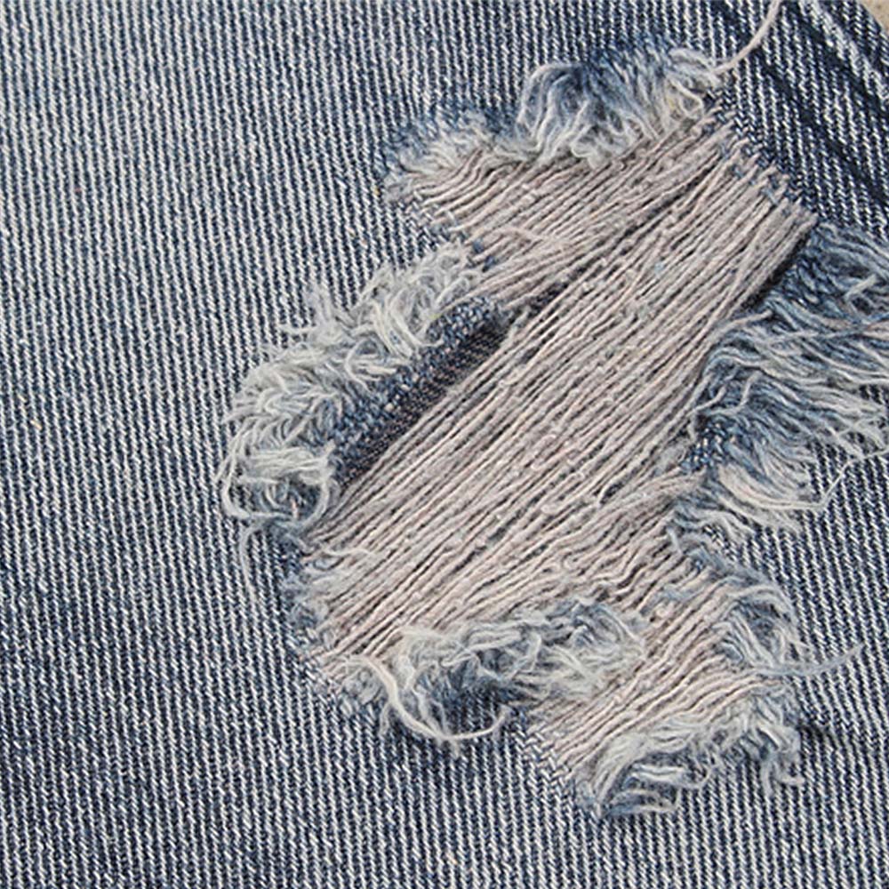 13.5 OZ Cotton Denim Fabric Stretch Blue Recycled