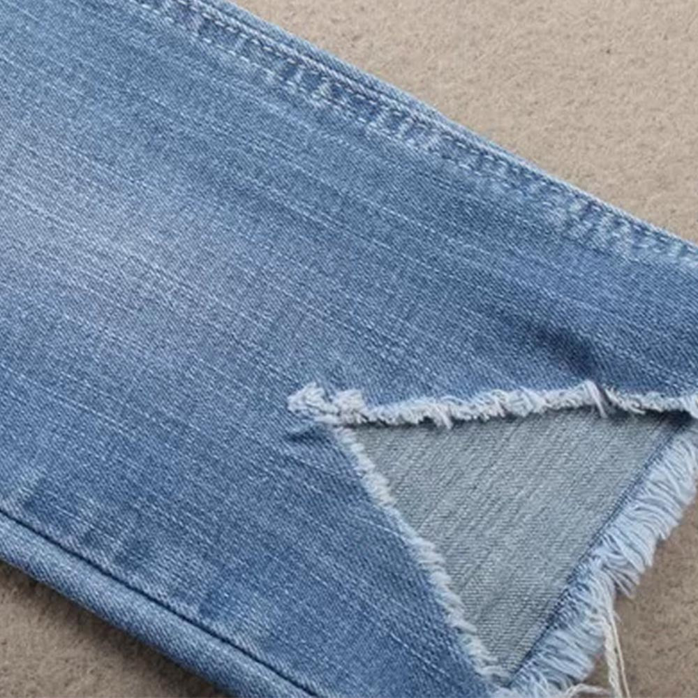 Denim Fabric Stretch Crosshatch Cotton Spandex Jeans Fabrics